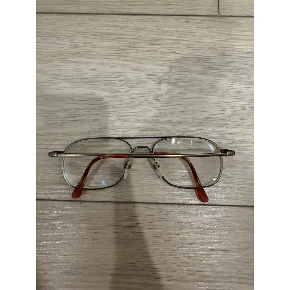 Marchon Autoflex 39 Eyeglasses Mens Antique Brown Flexon Aviator 57-18-145